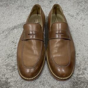 Martin Dingman Countrywear Brown Leather Penny Loafers Men's Size 11 D Slip On